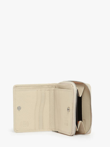 Portefeuille Leder Crinkles Beige caviar 14250 ander zicht 1